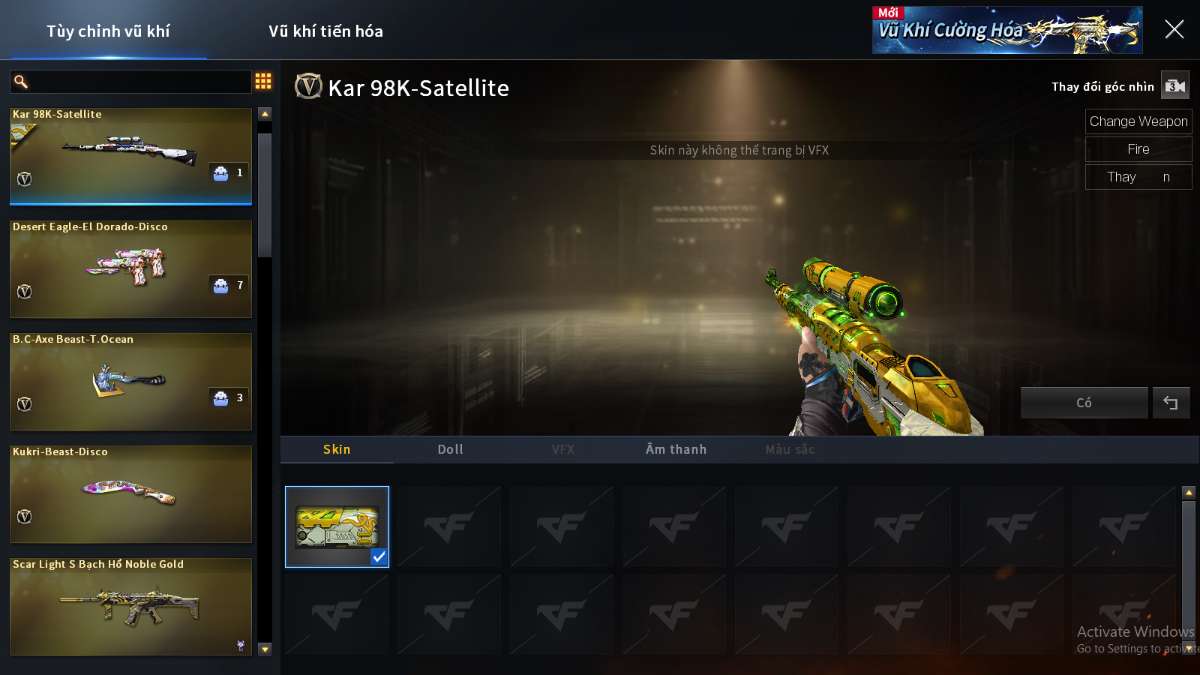 shop acc cf uy tin gia re